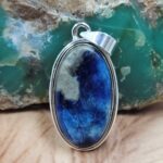 Afghanite 925 Sterling Silver Pendant (REXT163-4)