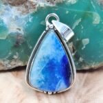 Afghanite 1.5" 925 Sterling Silver Pendant (REXT95-197)