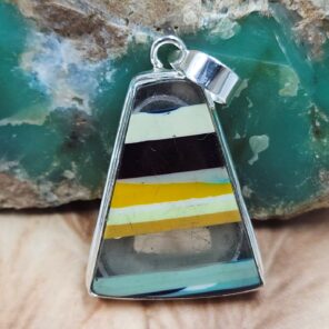 Surfboard Surfite 925 Sterling Silver Pendant (REXT163-18)