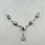 Wild Horse Jasper 925 Sterling Silver Necklace (REXT131-60)