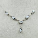 White Buffalo Turquoise 925 Sterling Silver Necklace (REXT165-59)