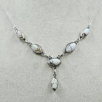 Wild Horse Jasper 925 Sterling Silver Necklace (REXT165-64)