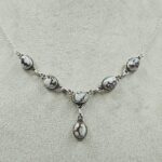 Wild Horse Jasper 925 Sterling Silver Necklace (REXT131-49)