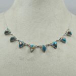 Spiny Oyster Turquoise 925 Sterling Silver Necklace (REXT130-47)