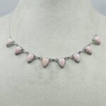 Pink Queen Conch 925 Sterling Silver Necklace (REXT130-55)