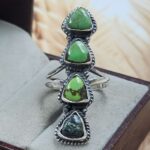 Yungai Green Turquoise 925 Sterling Silver Ring (RS5-191)