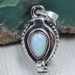 Ethiopian Opal 925 Sterling Silver Poison Box Pendant (REXT164-59)