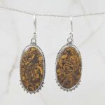 Jasper 925 Sterling Silver Earring (REXT15-88)