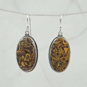 Jasper 925 Sterling Silver Earring (REXT15-92)