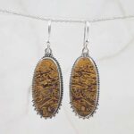 Jasper 925 Sterling Silver Earring (REXT15-93)