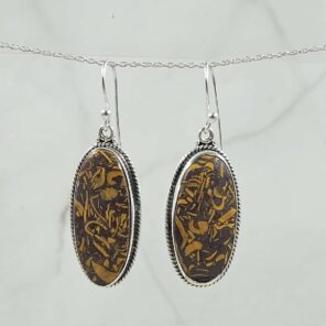 Jasper 925 Sterling Silver Earring (REXT15-95)