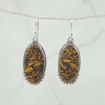 Jasper 925 Sterling Silver Earring (REXT15-94)
