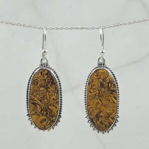 Jasper 925 Sterling Silver Earring (REXT15-96)