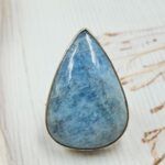Aquamarine Size US 8 925 Sterling Silver Ring (REXT167-114)