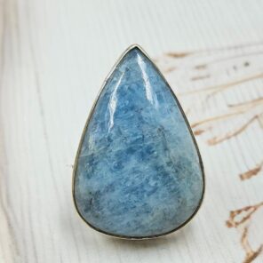 Aquamarine Size US 8 925 Sterling Silver Ring (REXT167-114)