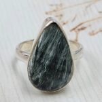 Serphanite Size US 9 925 Sterling Silver Ring (REXT167-92)