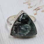 Serphanite Size US 10 925 Sterling Silver Ring (REXT167-95)