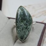 Serphanite Size US 9 925 Sterling Silver Ring (REXT167-91)
