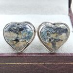 Black Jack Turquoise 925 Sterling Silver Earring (REXT139-65)