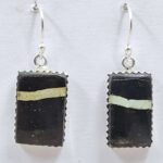Black Jack Turquoise 925 Sterling Silver Earring (REXT139-67)