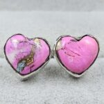Cotton Candy Turquoise 925 Sterling Silver Earring (REXT139-40)