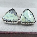 Black Jack Turquoise 925 Sterling Silver Earring (REXT139-53)
