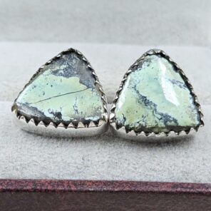 Black Jack Turquoise 925 Sterling Silver Earring (REXT139-53)