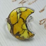 Honey Dahlia Size US 6 925 Sterling Silver Ring (RS88-11)