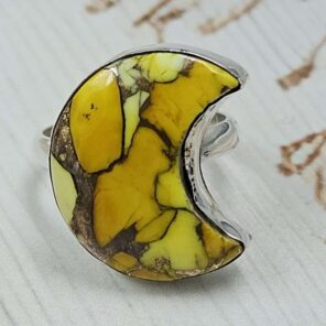Honey Dahlia Size US 6 925 Sterling Silver Ring (RS88-11)