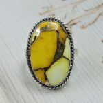 Honey Dahlia Size US 6 925 Sterling Silver Ring (RS88-7)