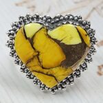 Honey Dahlia Size US 9 925 Sterling Silver Ring (RS88-16)
