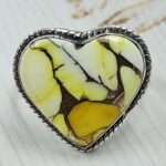 Honey Dahlia Size US 9 925 Sterling Silver Ring (RS88-17)