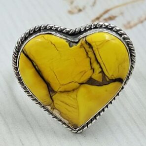 Honey Dahlia Size US 10 925 Sterling Silver Ring (RS88-19)