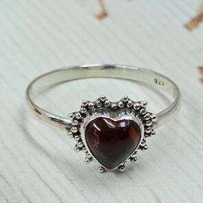 Amber 925 Sterling Silver Ring (RS10-361)