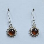 Amber 925 Sterling Silver Earrings (RS10-370)