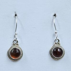 Amber 925 Sterling Silver Earrings (RS10-368)