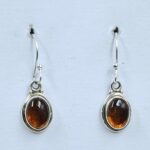 Amber 925 Sterling Silver Earrings (RS10-375)