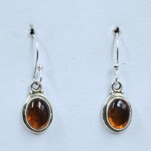 Amber 925 Sterling Silver Earrings (RS10-375)
