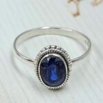 Cut Kyanite 925 Sterling Silver Ring (RS10-385)