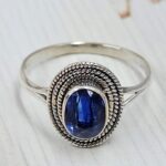 Cut Kyanite 925 Sterling Silver Ring (RS10-386)