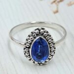 Cut Kyanite 925 Sterling Silver Ring (RS10-387)