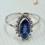 Cut Kyanite 925 Sterling Silver Ring (RS10-388)