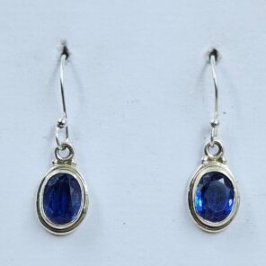 Cut Kyanite 925 Sterling Silver Earrings (RS10-380)