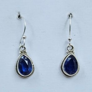 Cut Kyanite 925 Sterling Silver Earrings (RS10-376)