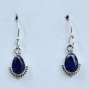Cut Kyanite 925 Sterling Silver Earrings (RS10-381)
