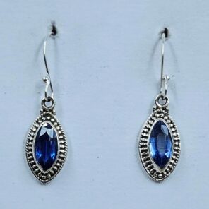 Cut Kyanite 925 Sterling Silver Earrings (RS10-378)