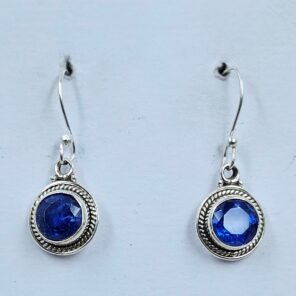 Cut Kyanite 925 Sterling Silver Earrings (RS10-379)