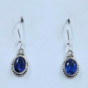 Cut Kyanite 925 Sterling Silver Earrings (RS10-383)