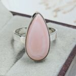 Pink Queen Conch Size US 9" 925 Sterling Silver Ring (RS107-272)