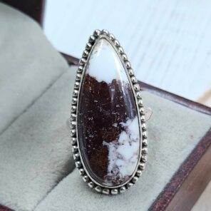 Wild Horse Jasper Size US 7 925 Sterling Silver Ring (REXT6-187)
